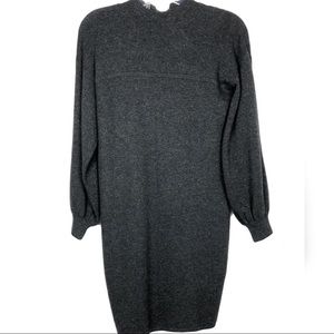 St John Marie Gray Size 6 charcoal Gray Knit